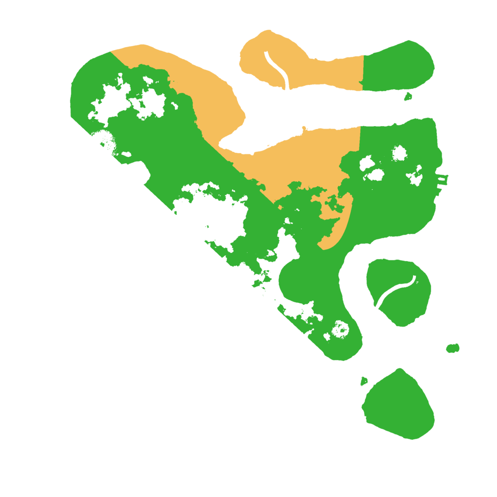 Biome Rust Map: Procedural Map, Size: 3000, Seed: 7721