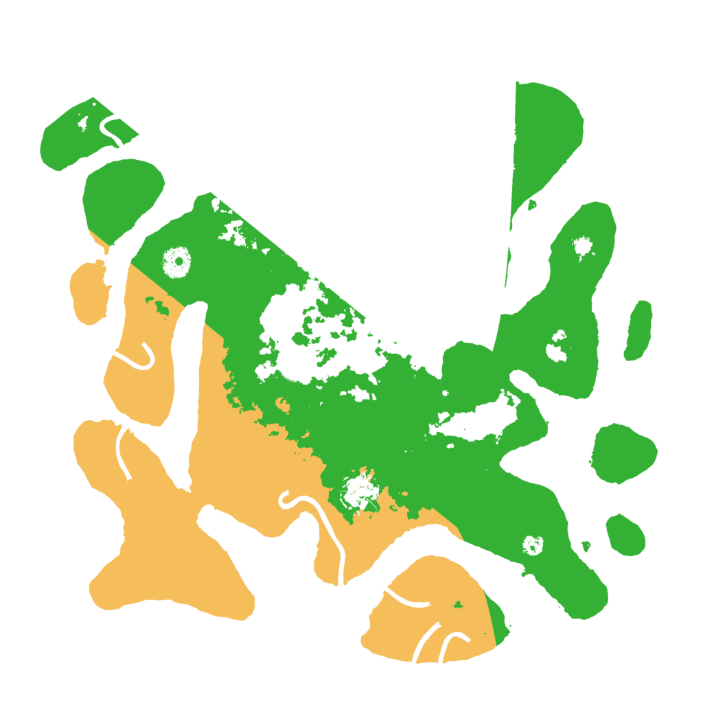 Biome Rust Map: Procedural Map, Size: 3500, Seed: 966051009