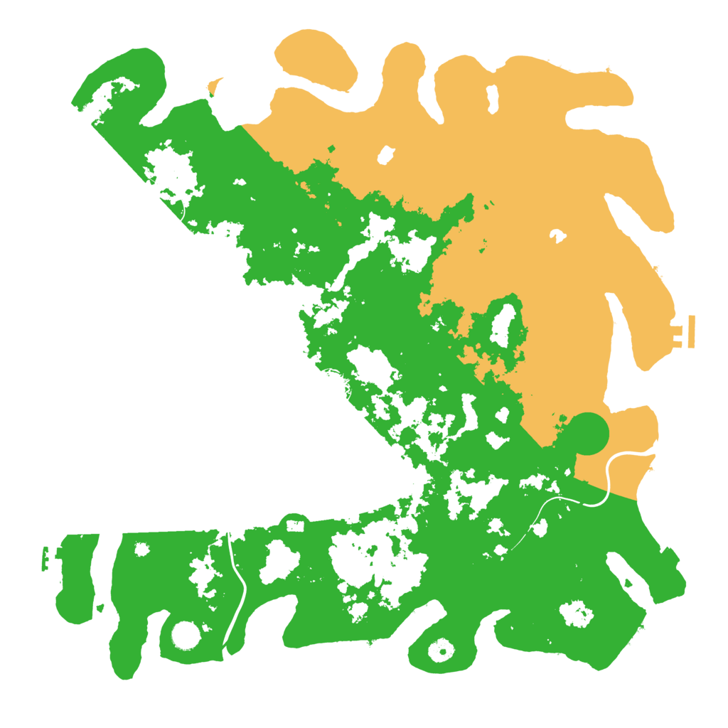 Biome Rust Map: Procedural Map, Size: 4500, Seed: 2203242