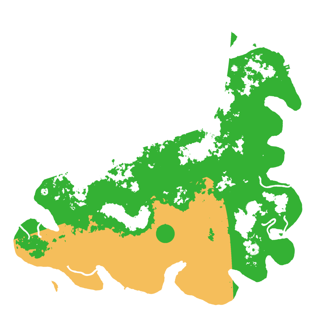 Biome Rust Map: Procedural Map, Size: 4500, Seed: 5528389