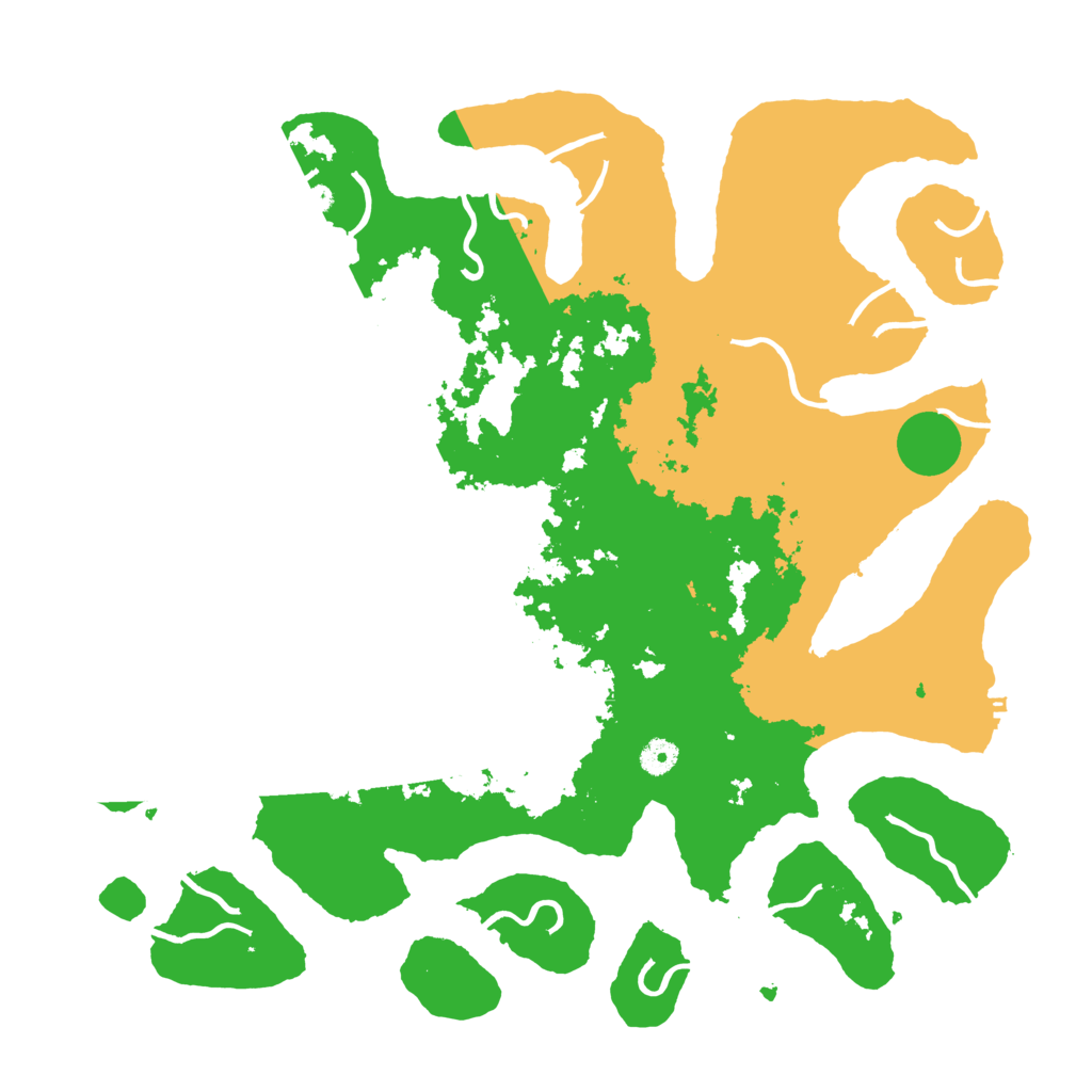 Biome Rust Map: Procedural Map, Size: 4500, Seed: 2572001