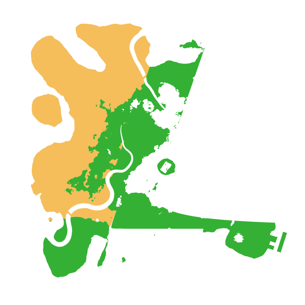 Biome Rust Map: Procedural Map, Size: 3000, Seed: 1998052099