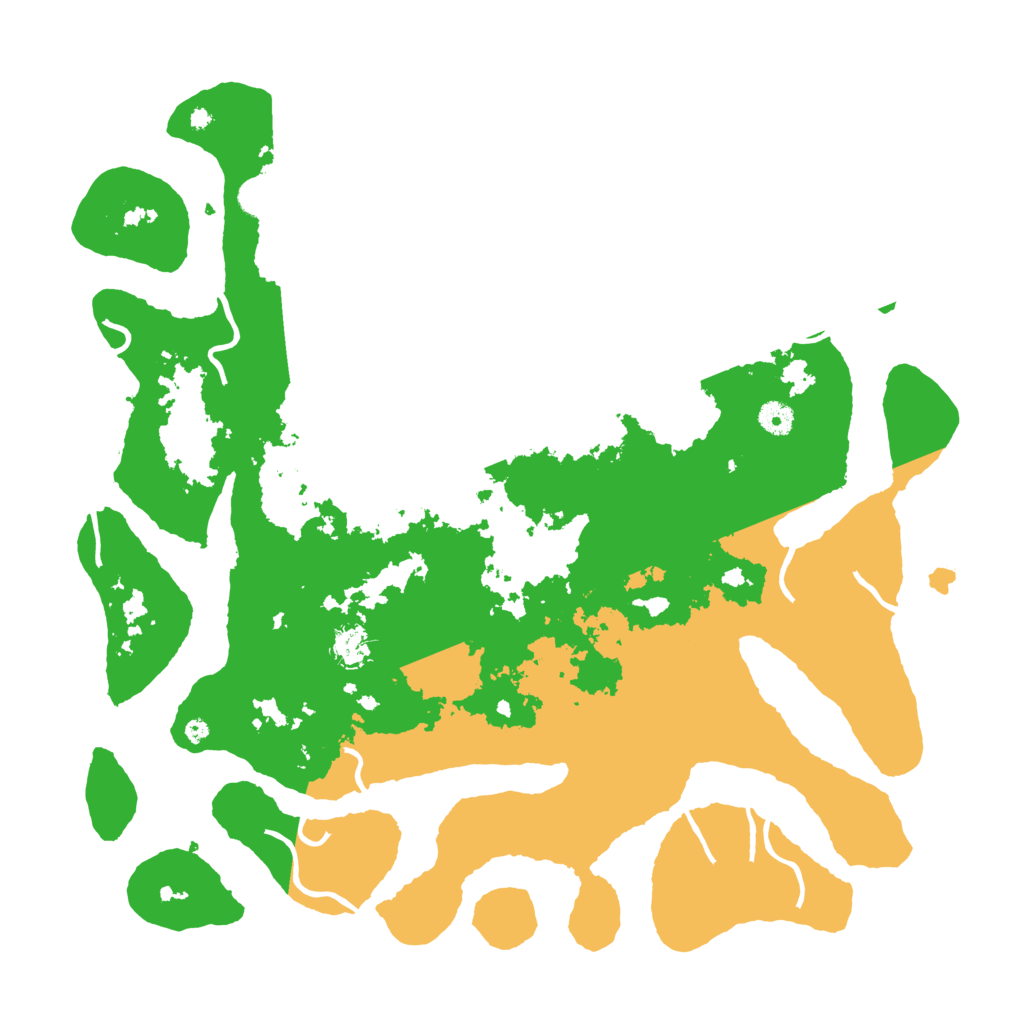 Biome Rust Map: Procedural Map, Size: 4500, Seed: 5076239