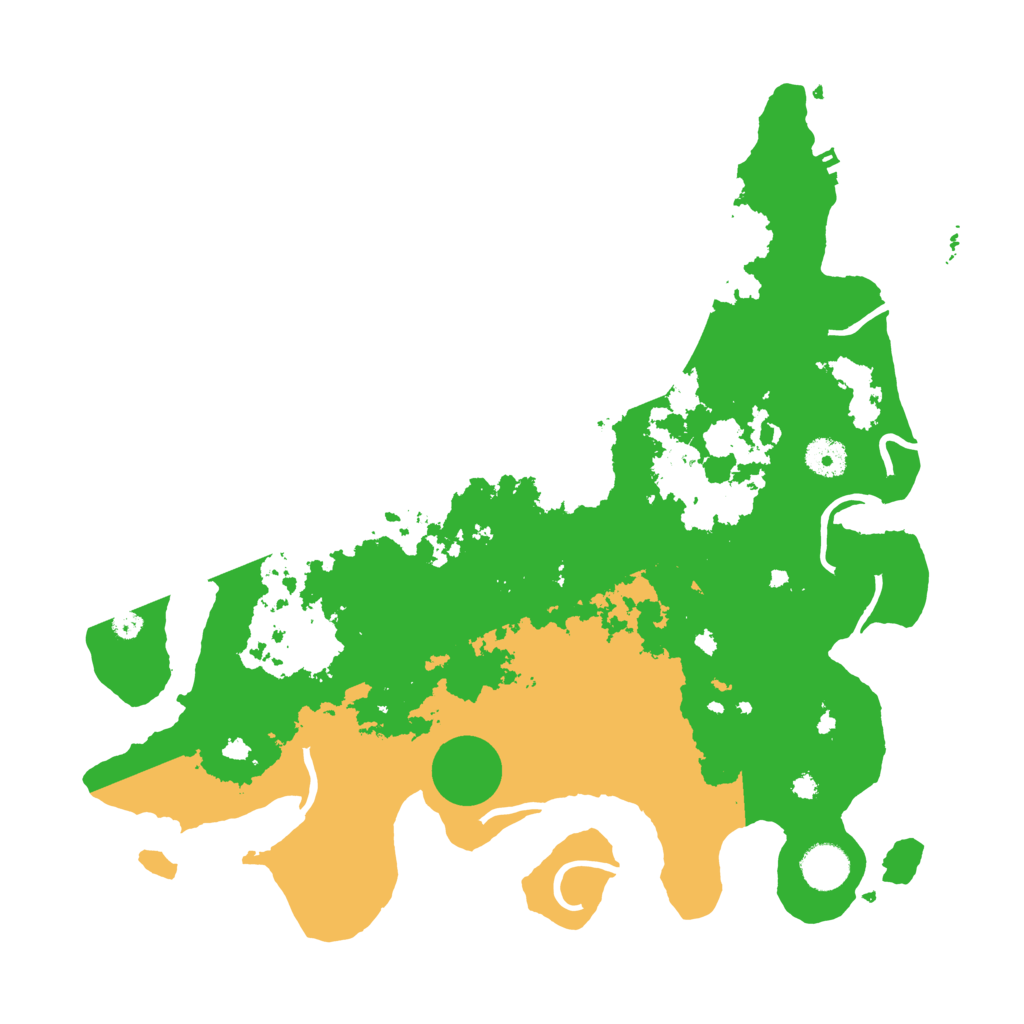 Biome Rust Map: Procedural Map, Size: 3850, Seed: 1017801124