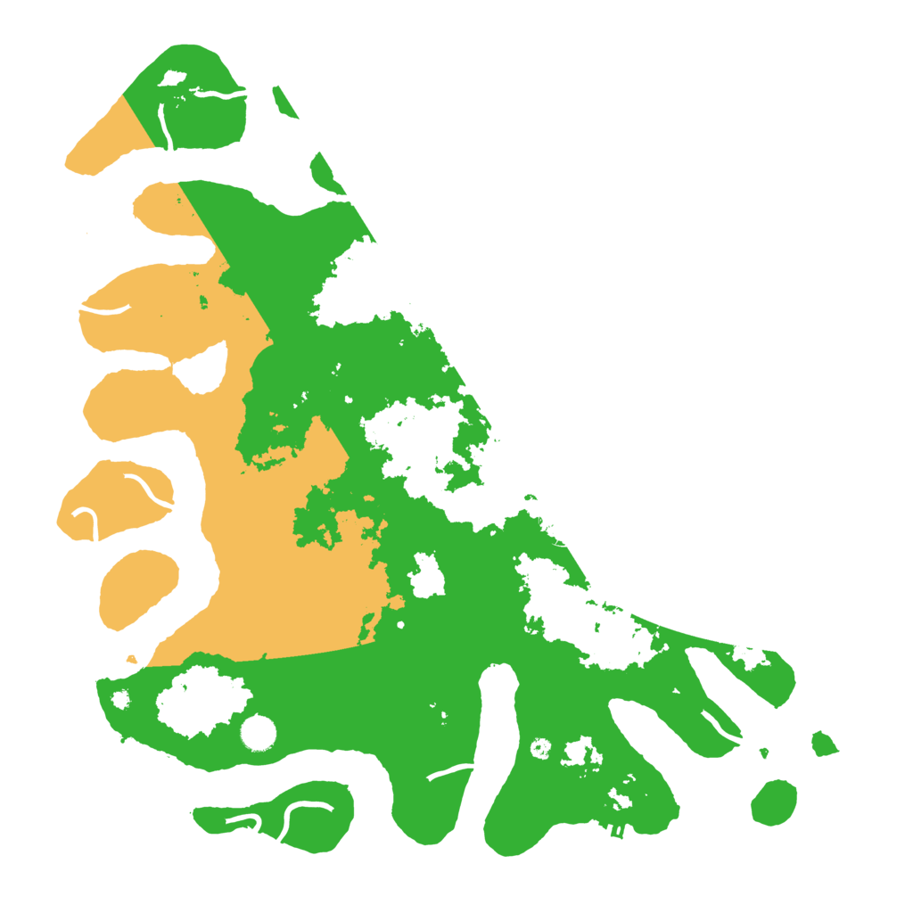 Biome Rust Map: Procedural Map, Size: 4500, Seed: 382338