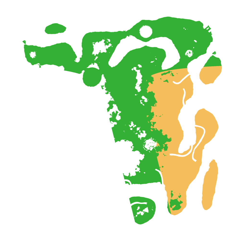 Biome Rust Map: Procedural Map, Size: 3500, Seed: 125032022
