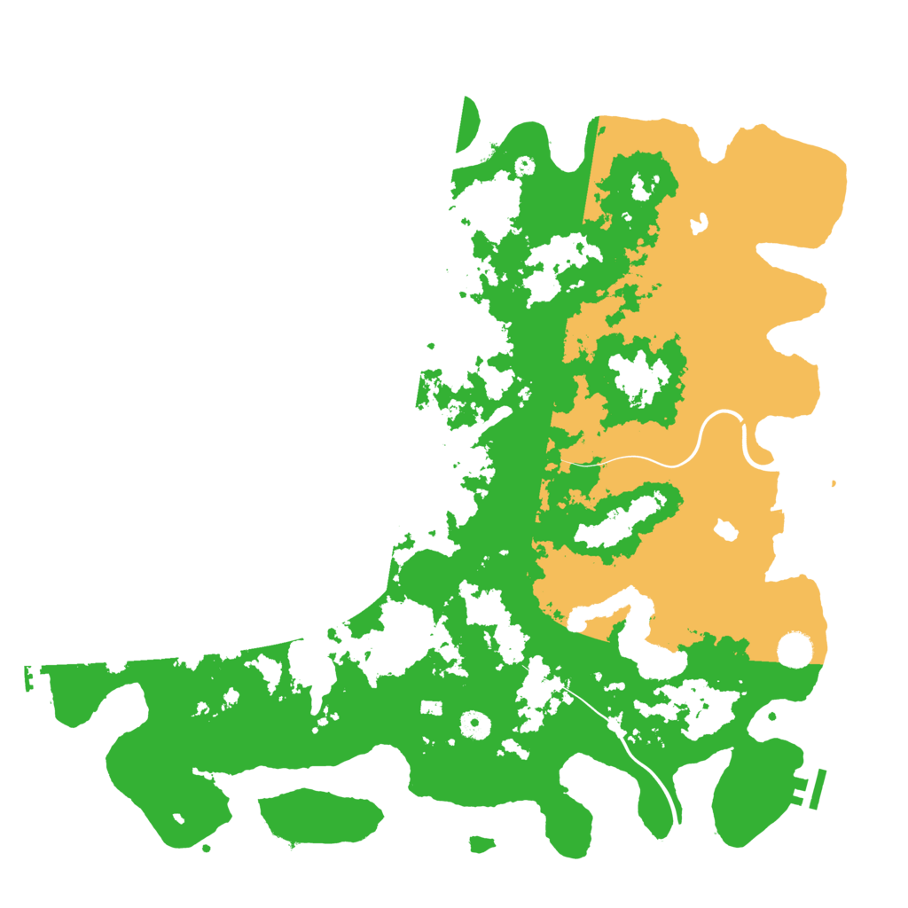Biome Rust Map: Procedural Map, Size: 4500, Seed: 748944