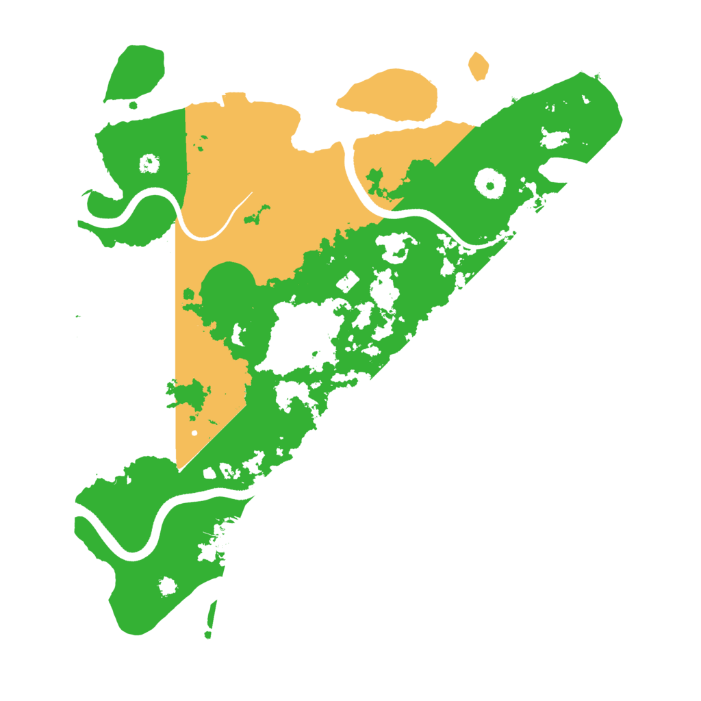 Biome Rust Map: Procedural Map, Size: 3500, Seed: 476746