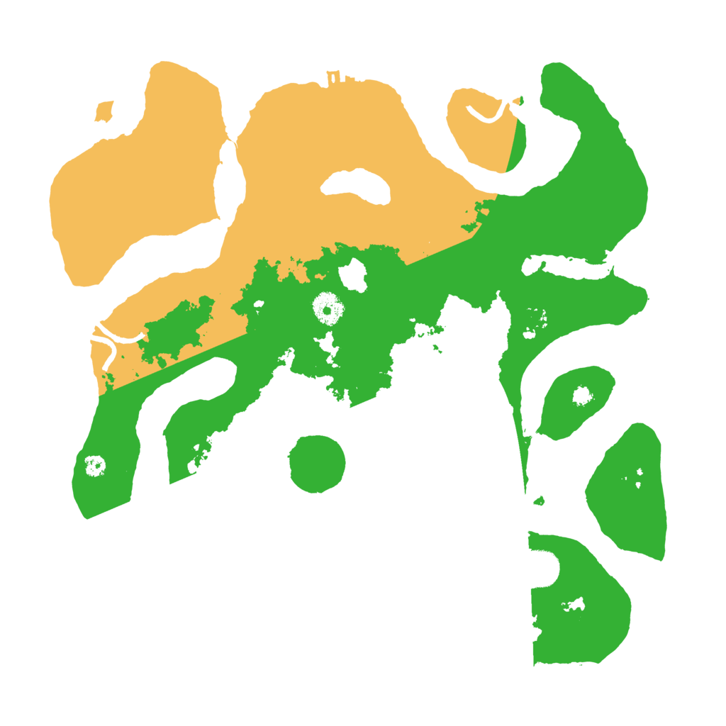 Biome Rust Map: Procedural Map, Size: 3500, Seed: 1097761