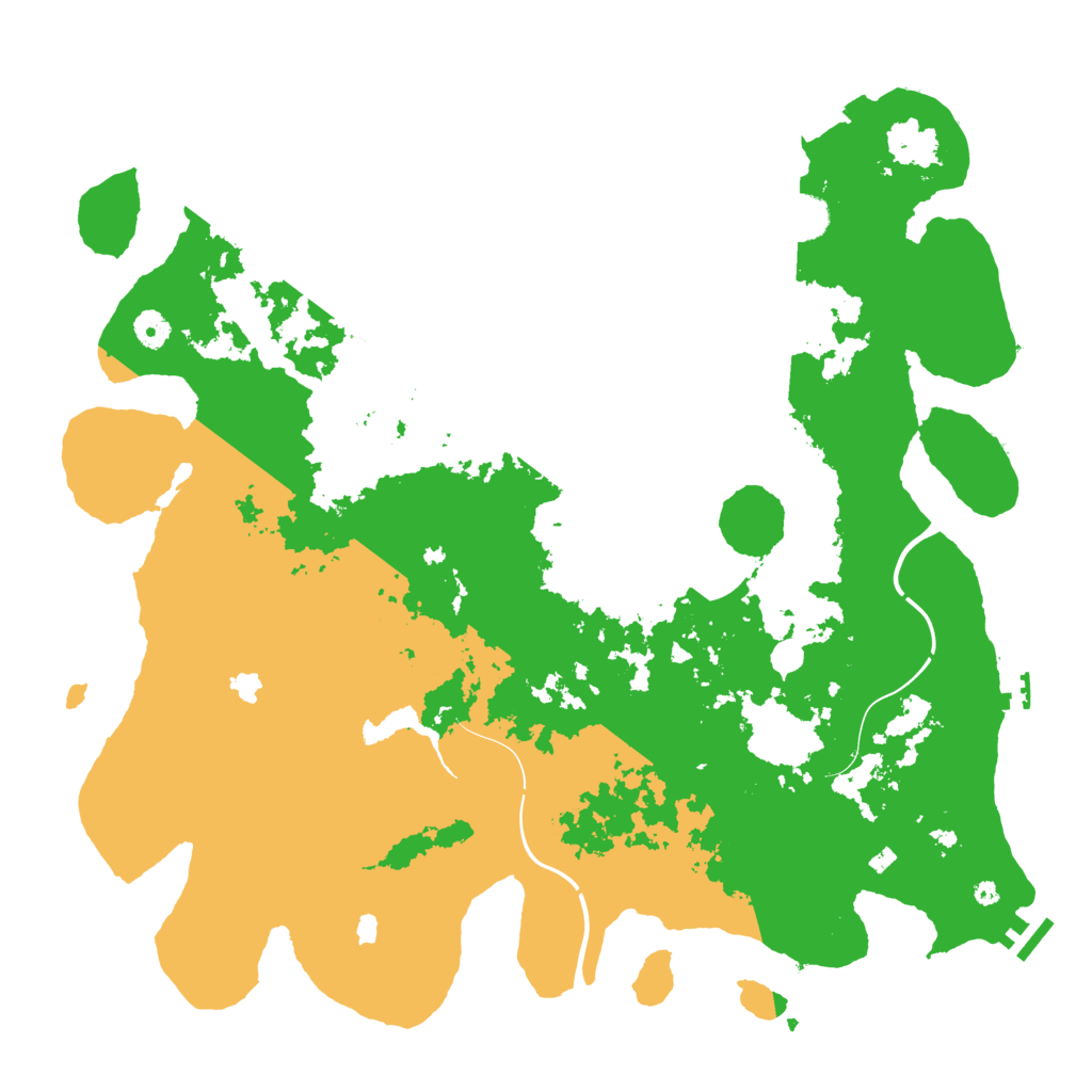 Biome Rust Map: Procedural Map, Size: 4500, Seed: 6267502