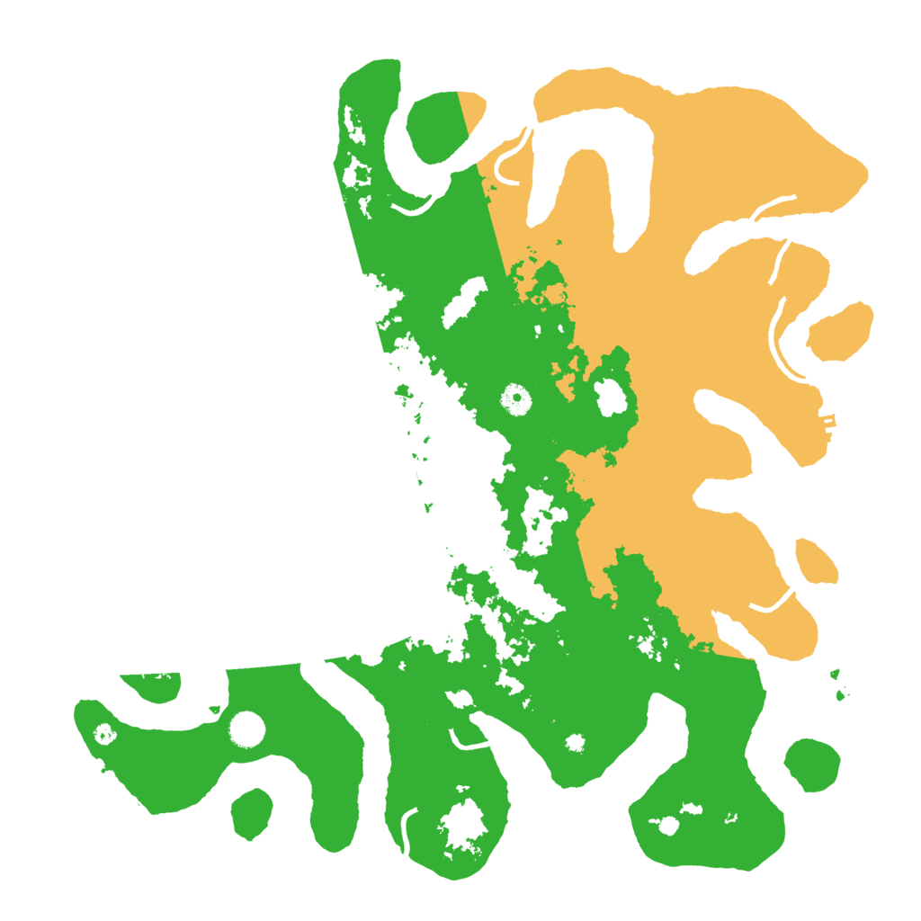 Biome Rust Map: Procedural Map, Size: 4500, Seed: 3675592