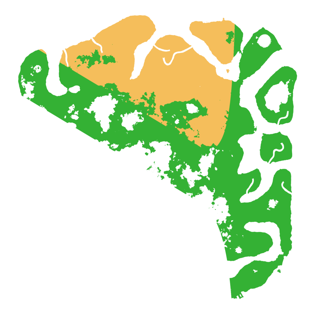 Biome Rust Map: Procedural Map, Size: 4500, Seed: 6344218