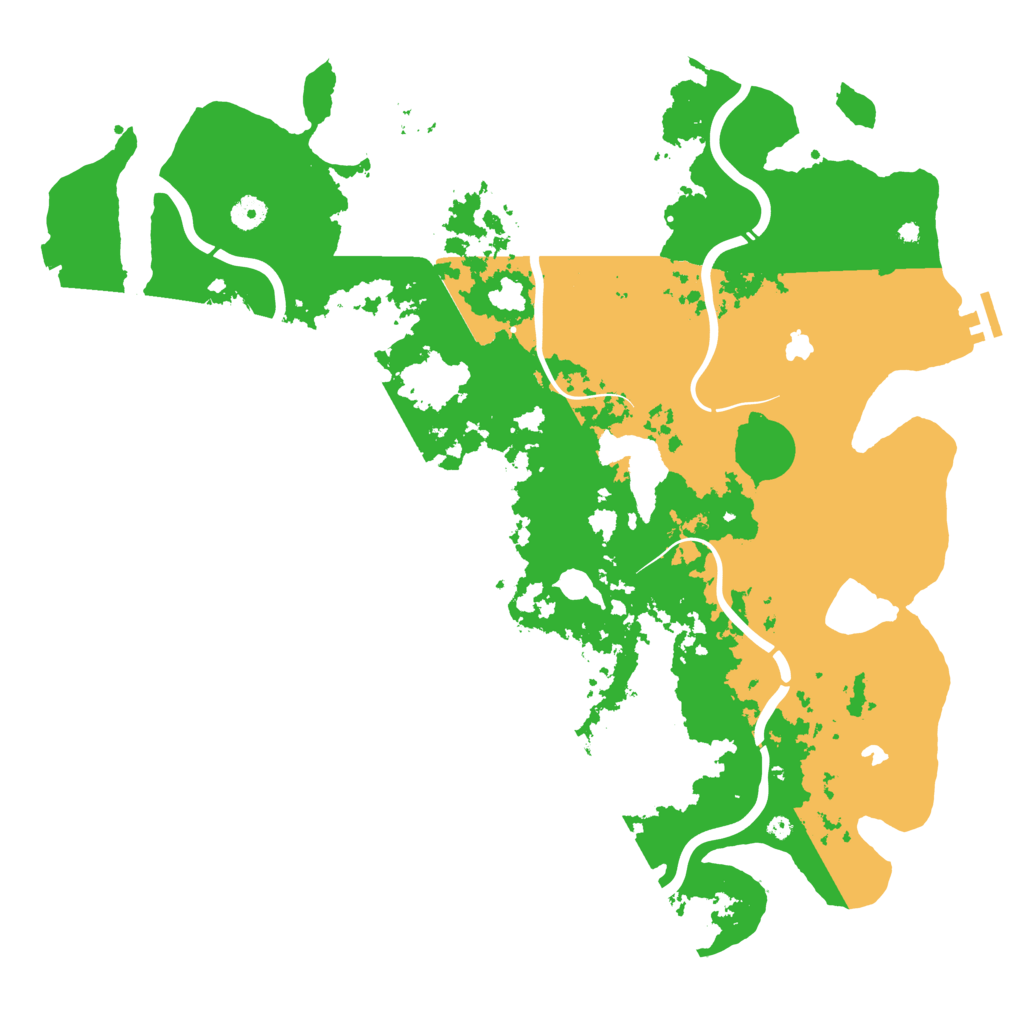 Biome Rust Map: Procedural Map, Size: 4500, Seed: 4777004