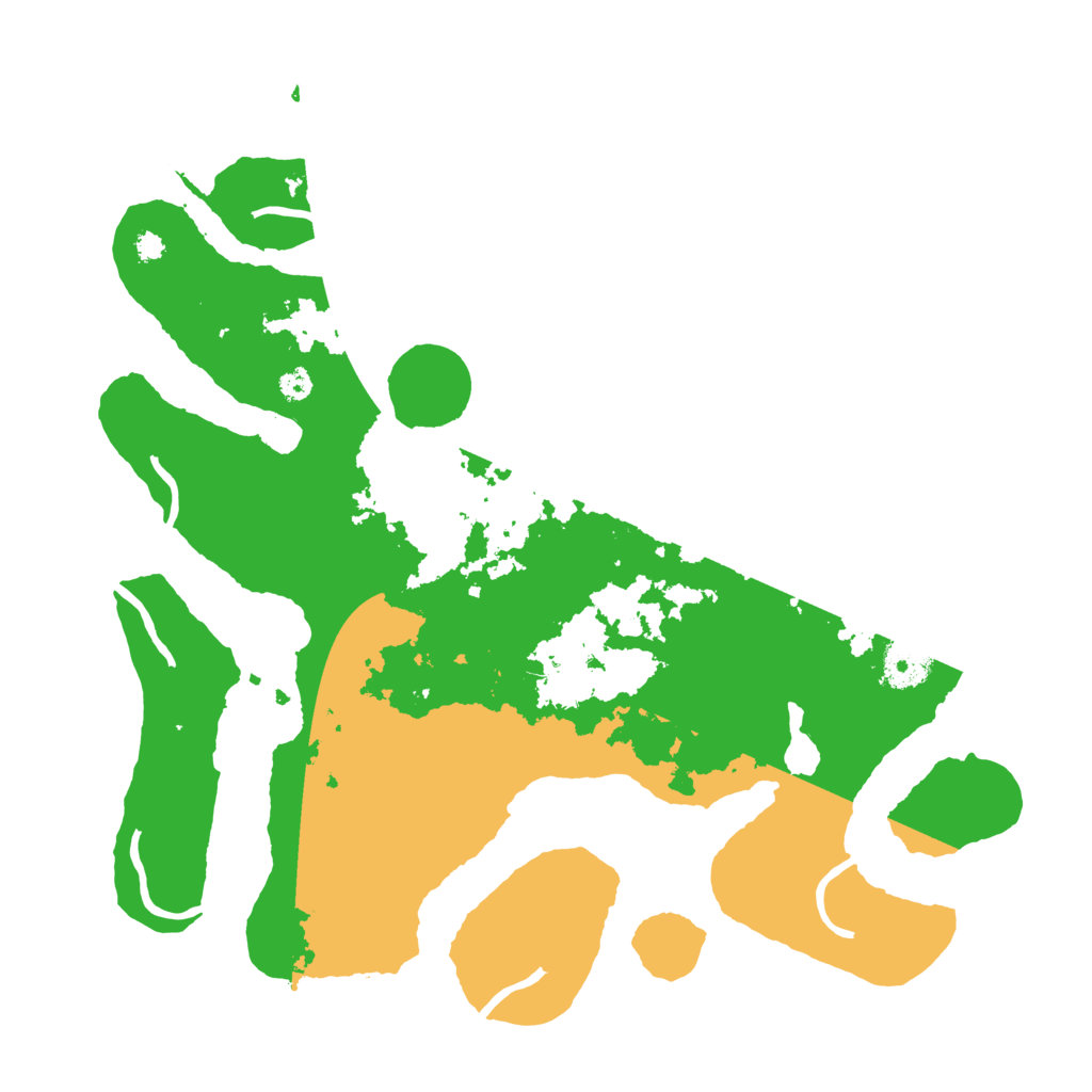 Biome Rust Map: Procedural Map, Size: 3500, Seed: 1227498