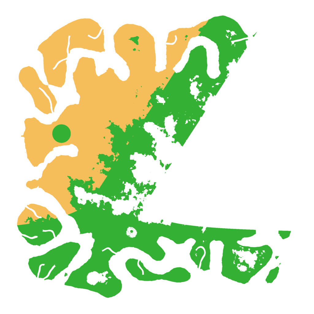 Biome Rust Map: Procedural Map, Size: 4500, Seed: 4170507