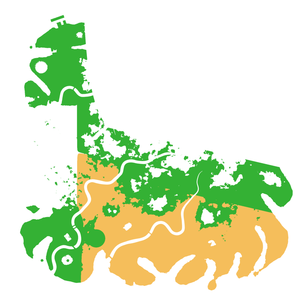 Biome Rust Map: Procedural Map, Size: 4500, Seed: 3625440