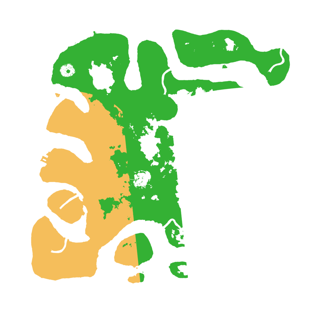 Biome Rust Map: Procedural Map, Size: 3500, Seed: 173214