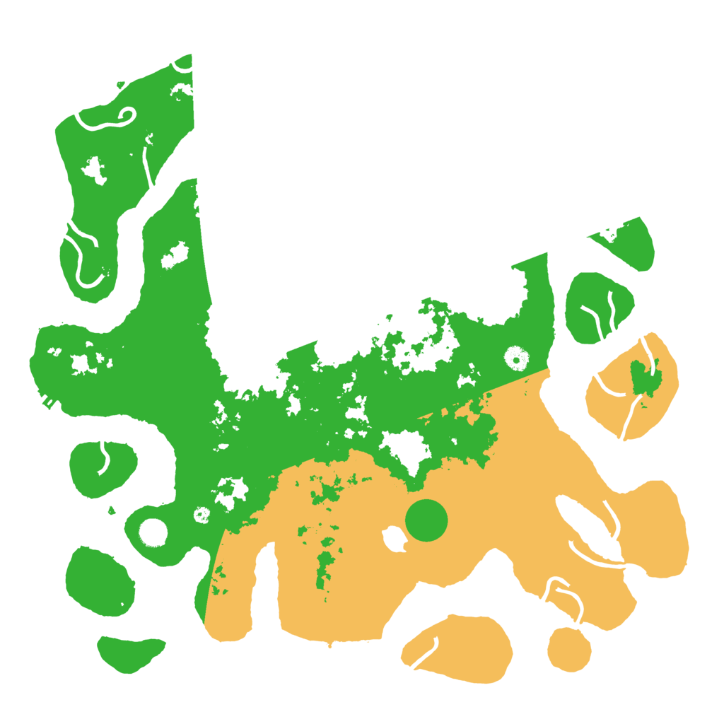 Biome Rust Map: Procedural Map, Size: 4500, Seed: 4075906