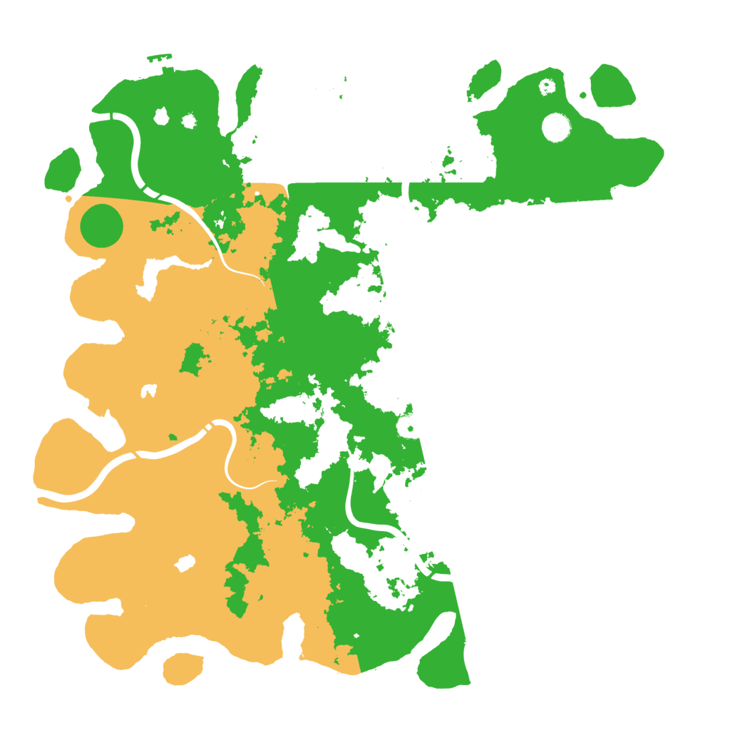 Biome Rust Map: Procedural Map, Size: 4500, Seed: 3073146