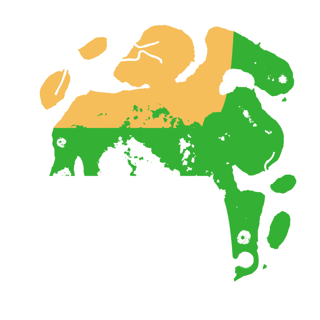 Biome Rust Map: Procedural Map, Size: 3500, Seed: 5935980