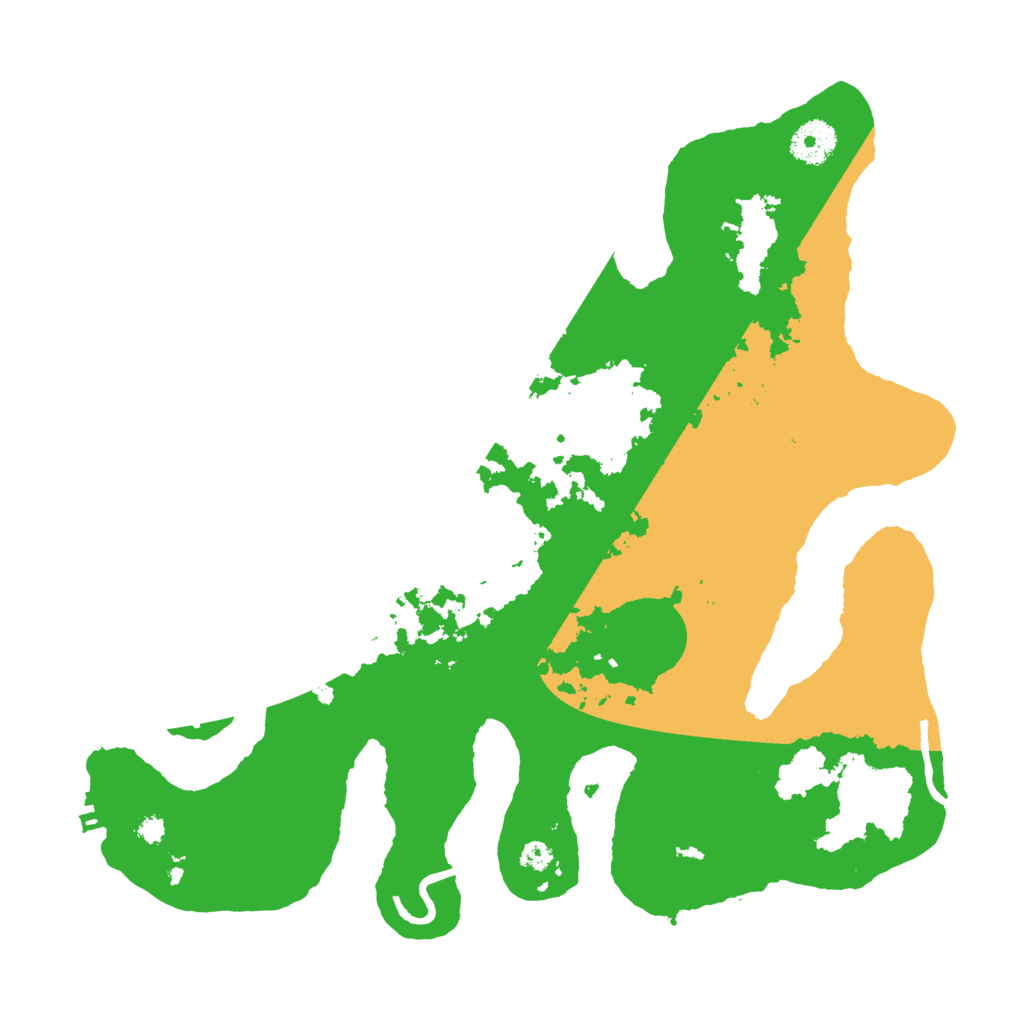 Biome Rust Map: Procedural Map, Size: 3500, Seed: 458627