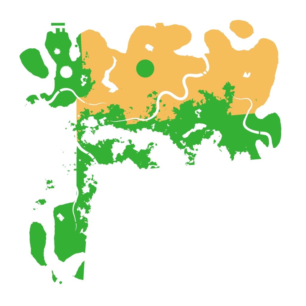 Biome Rust Map: Procedural Map, Size: 4500, Seed: 721407