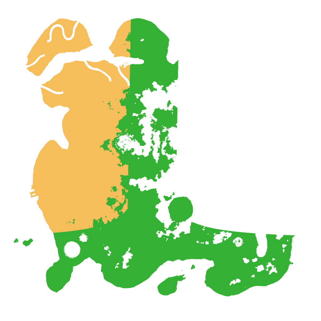 Biome Rust Map: Procedural Map, Size: 3500, Seed: 845404120