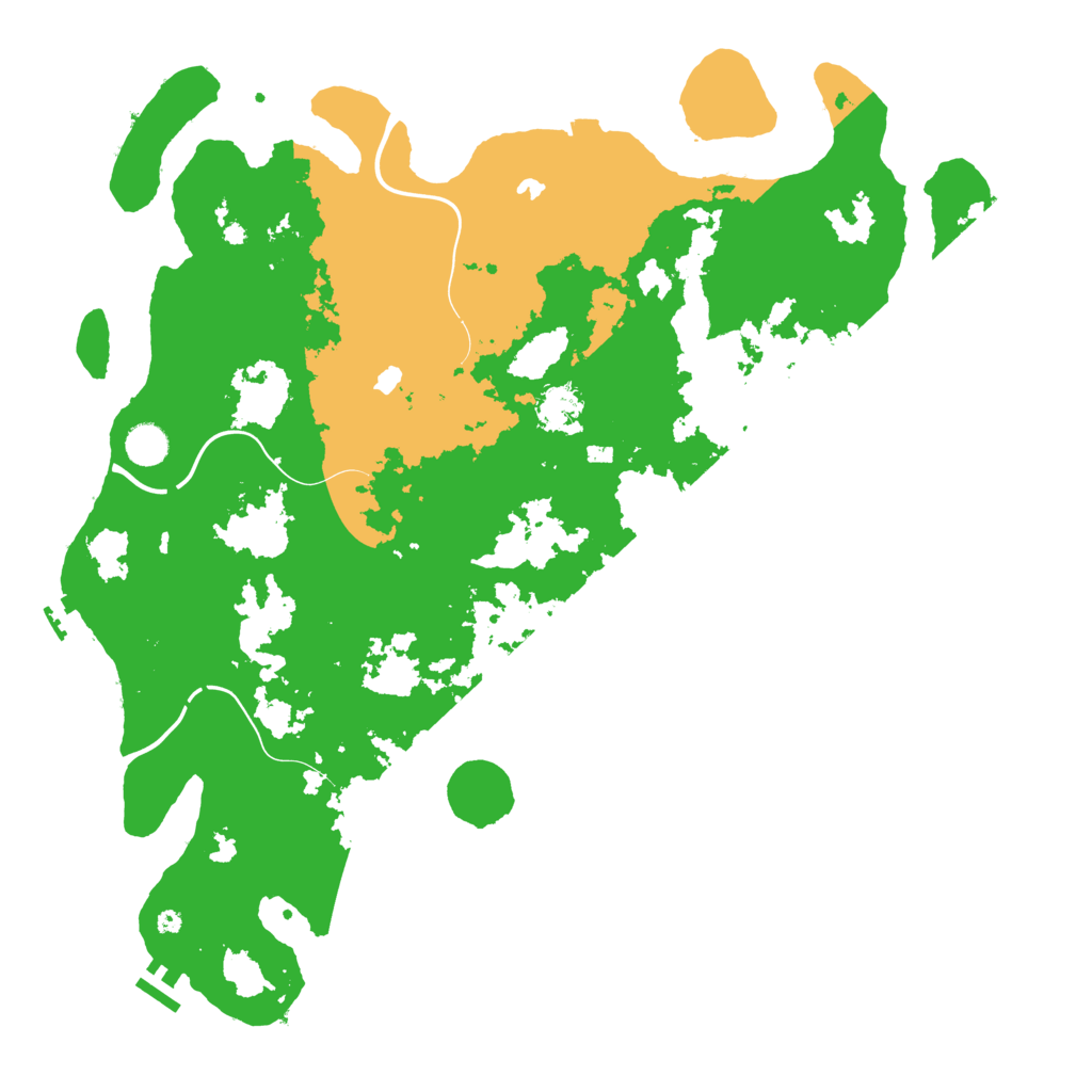 Biome Rust Map: Procedural Map, Size: 4500, Seed: 145954