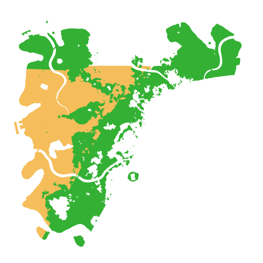 Biome Rust Map: Procedural Map, Size: 4250, Seed: 119008
