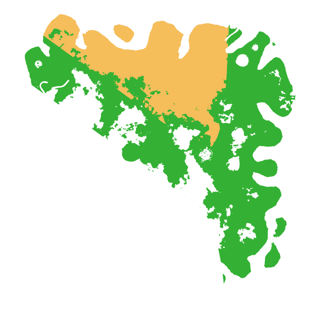 Biome Rust Map: Procedural Map, Size: 4500, Seed: 3040520