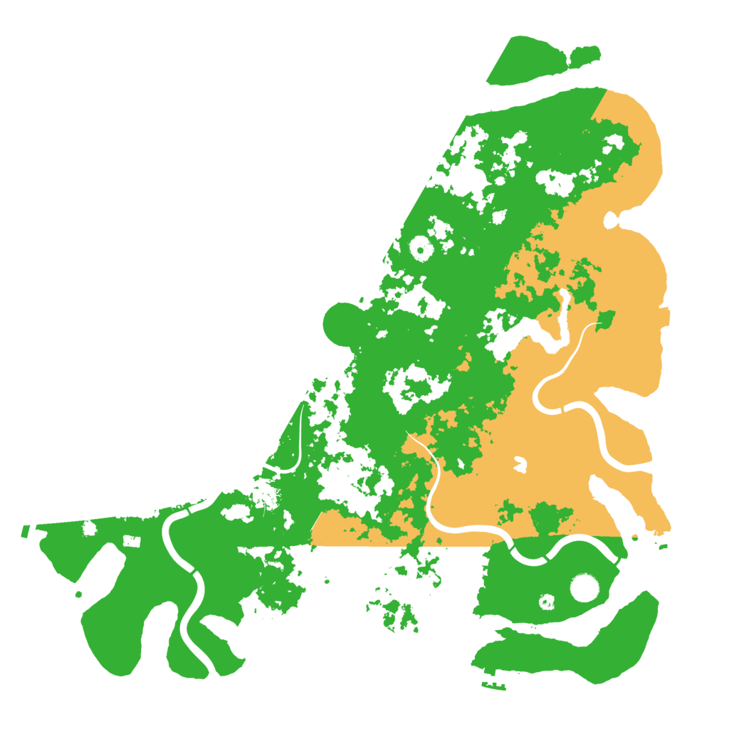 Biome Rust Map: Procedural Map, Size: 4500, Seed: 5187188
