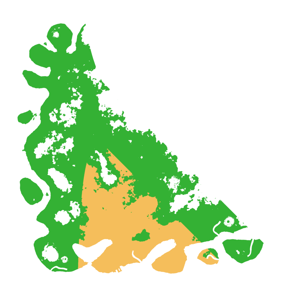 Biome Rust Map: Procedural Map, Size: 4500, Seed: 5288005