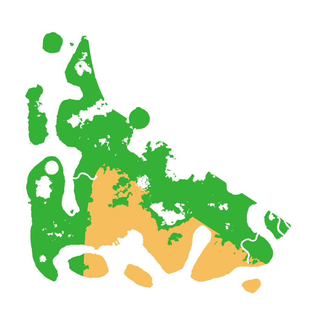 Biome Rust Map: Procedural Map, Size: 4000, Seed: 68387