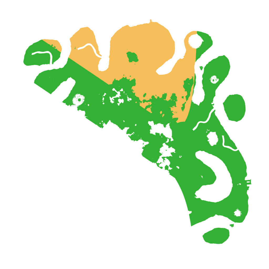 Biome Rust Map: Procedural Map, Size: 3500, Seed: 3836217