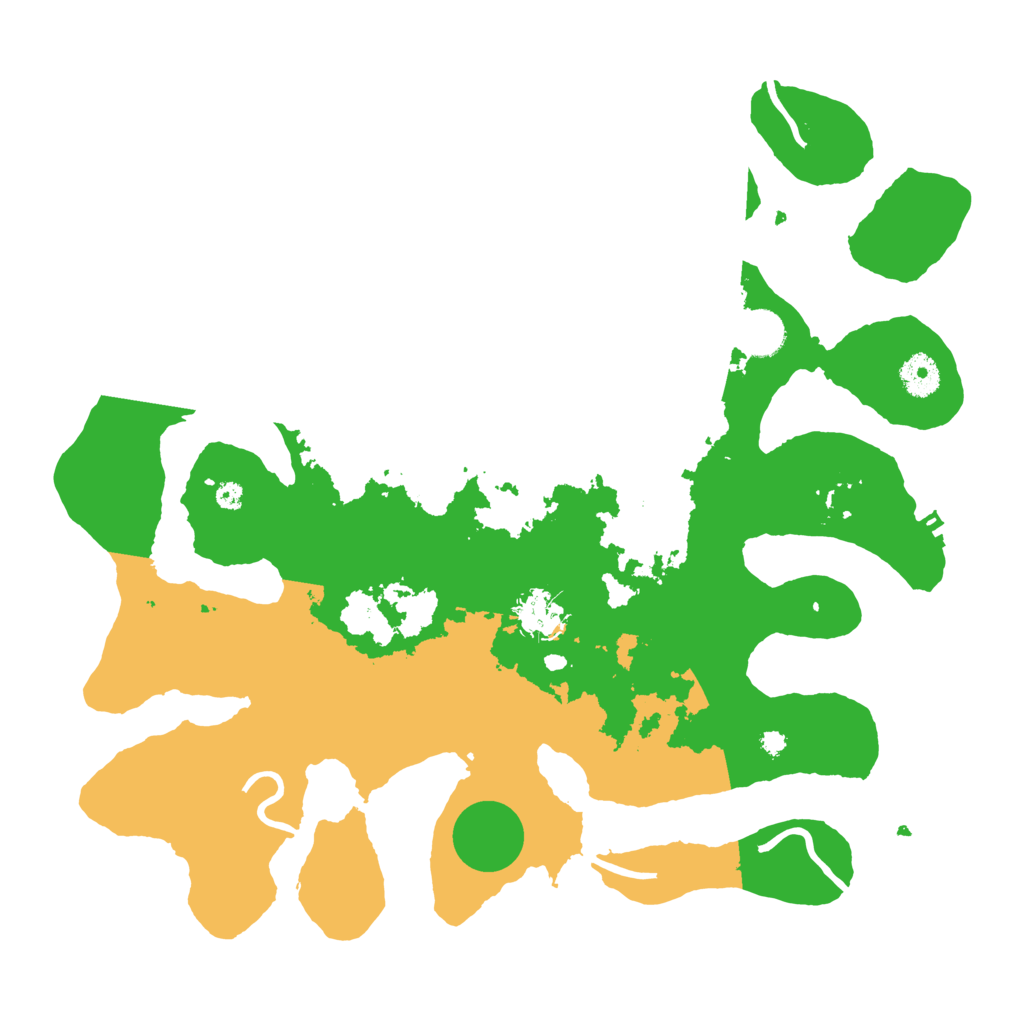 Biome Rust Map: Procedural Map, Size: 3800, Seed: 990418661