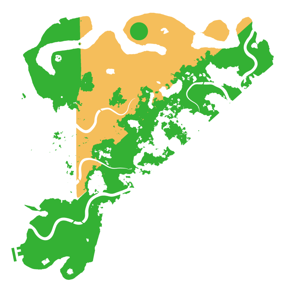 Biome Rust Map: Procedural Map, Size: 4500, Seed: 1713689