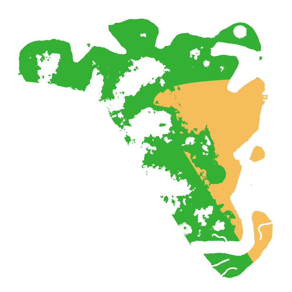 Biome Rust Map: Procedural Map, Size: 4000, Seed: 57