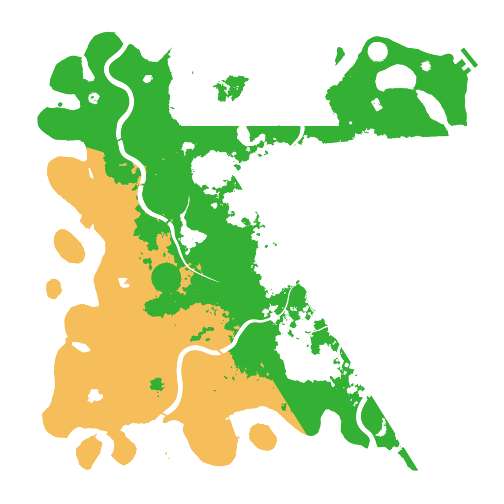Biome Rust Map: Procedural Map, Size: 4500, Seed: 5747435
