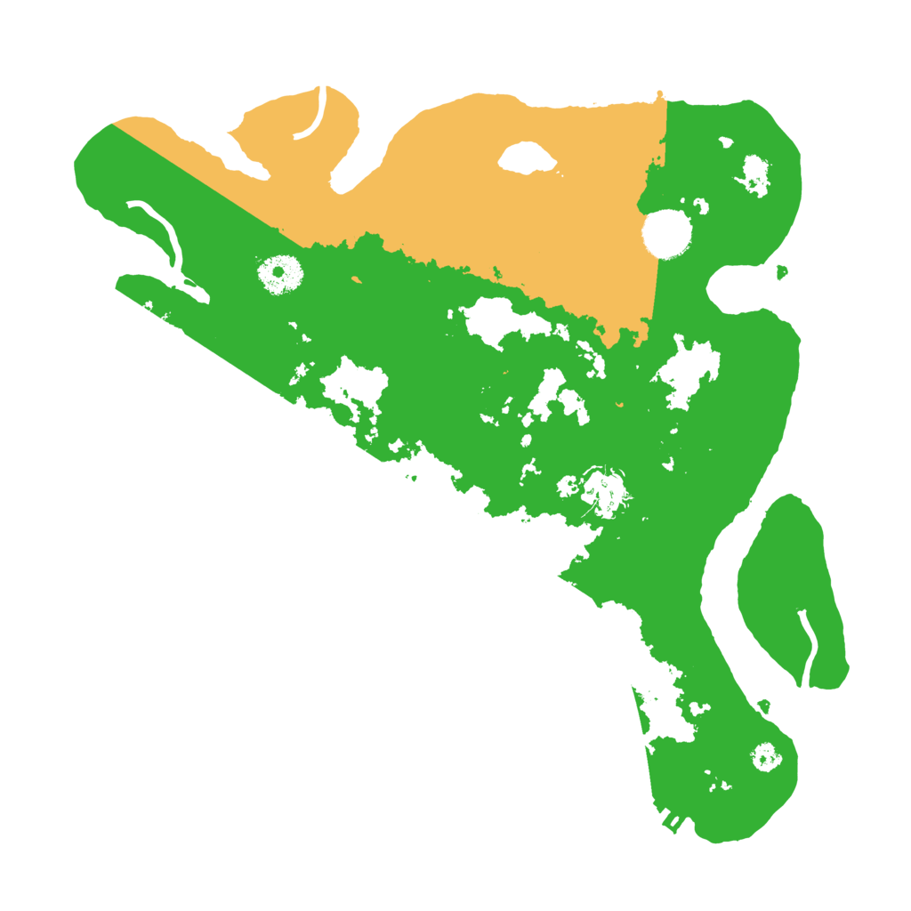 Biome Rust Map: Procedural Map, Size: 3300, Seed: 54381