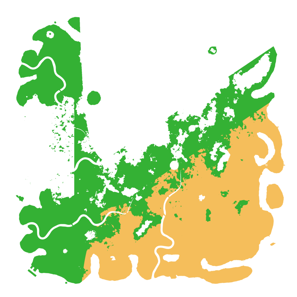 Biome Rust Map: Procedural Map, Size: 6000, Seed: 81502331