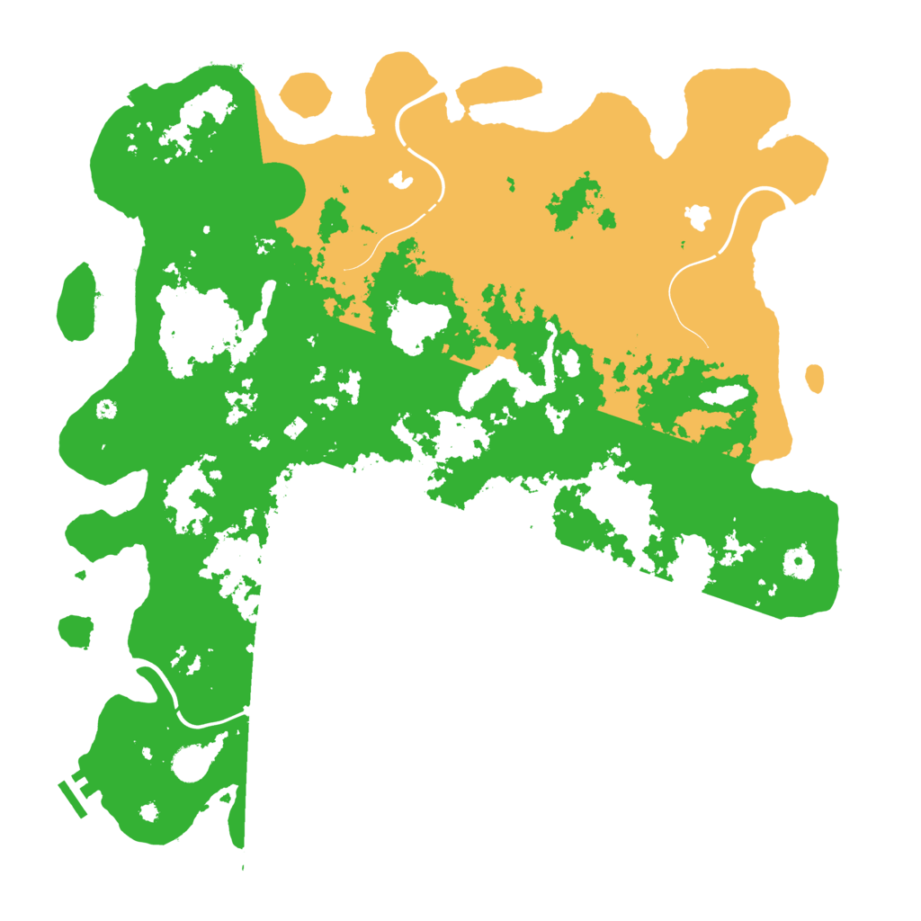 Biome Rust Map: Procedural Map, Size: 4500, Seed: 4096868