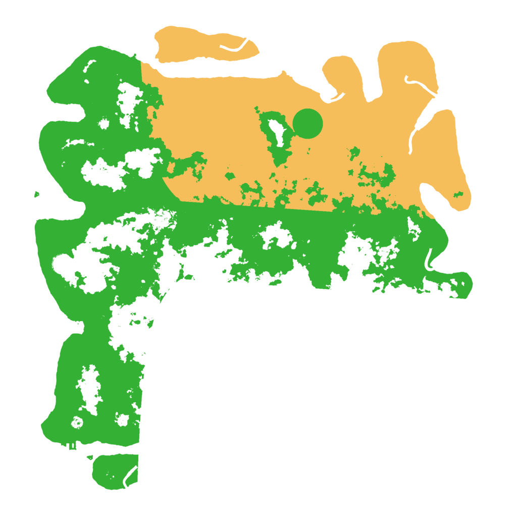 Biome Rust Map: Procedural Map, Size: 4500, Seed: 3608736