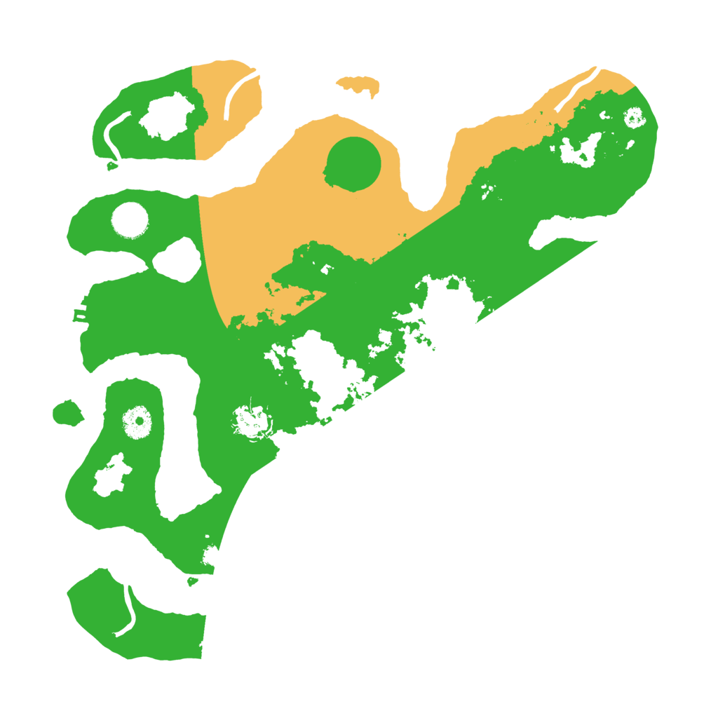 Biome Rust Map: Procedural Map, Size: 3500, Seed: 649424