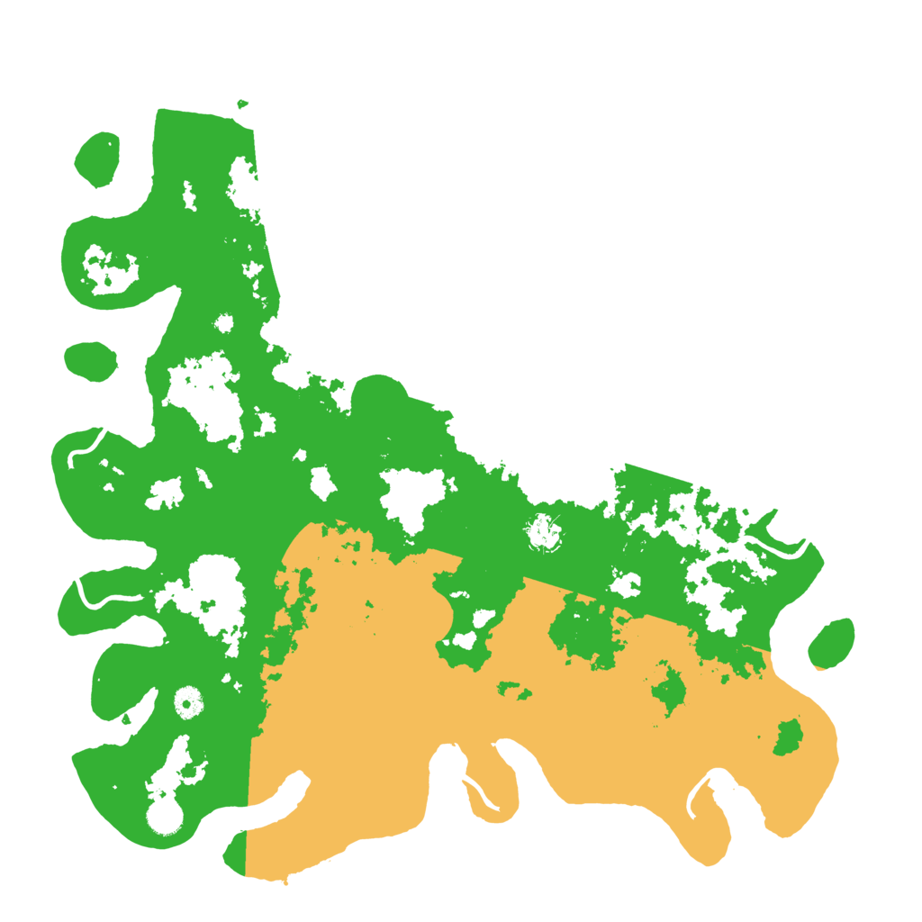 Biome Rust Map: Procedural Map, Size: 4500, Seed: 306511
