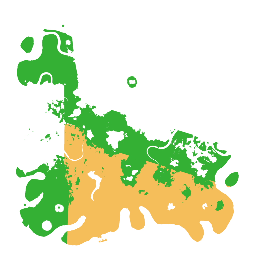 Biome Rust Map: Procedural Map, Size: 4500, Seed: 306511