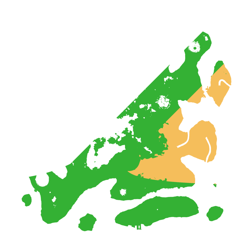 Biome Rust Map: Procedural Map, Size: 3500, Seed: 6115078