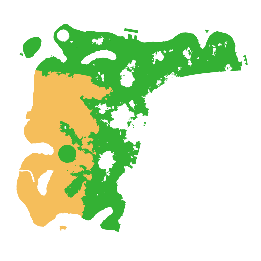 Biome Rust Map: Procedural Map, Size: 3850, Seed: 1841790322