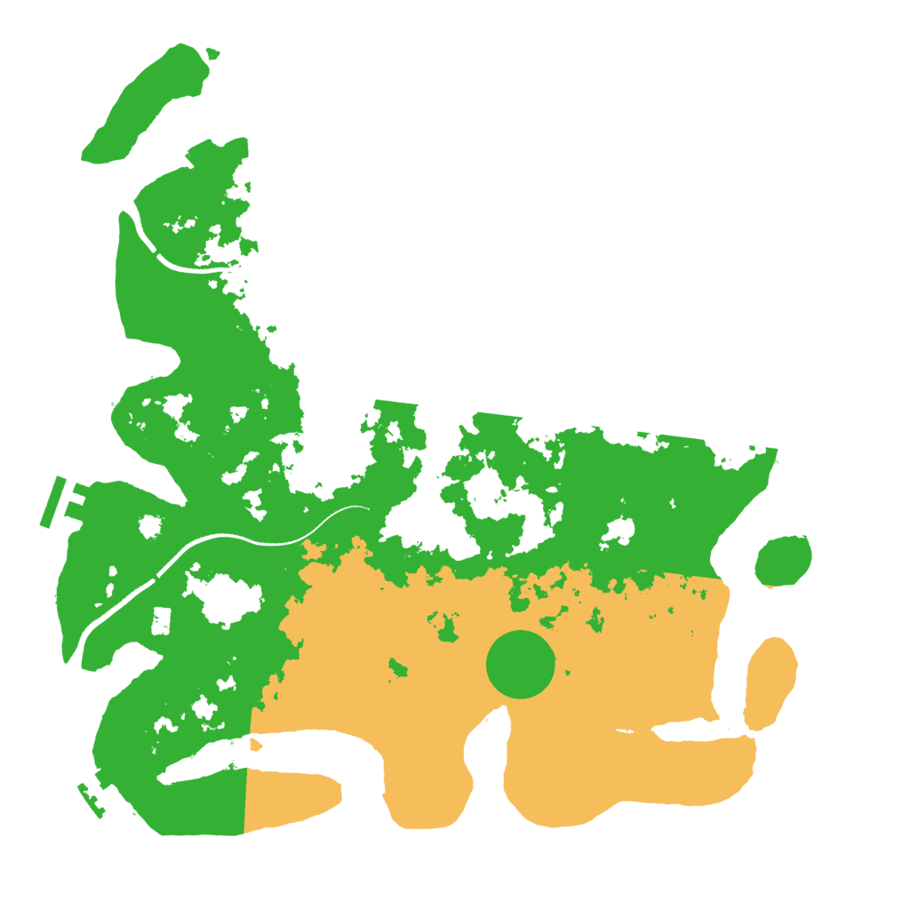 Biome Rust Map: Procedural Map, Size: 3500, Seed: 1618403607