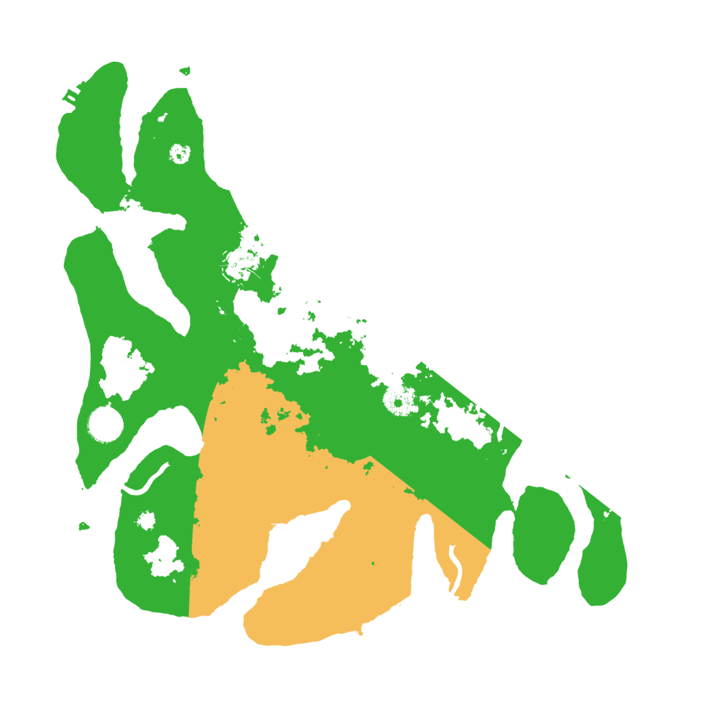 Biome Rust Map: Procedural Map, Size: 3500, Seed: 5324350