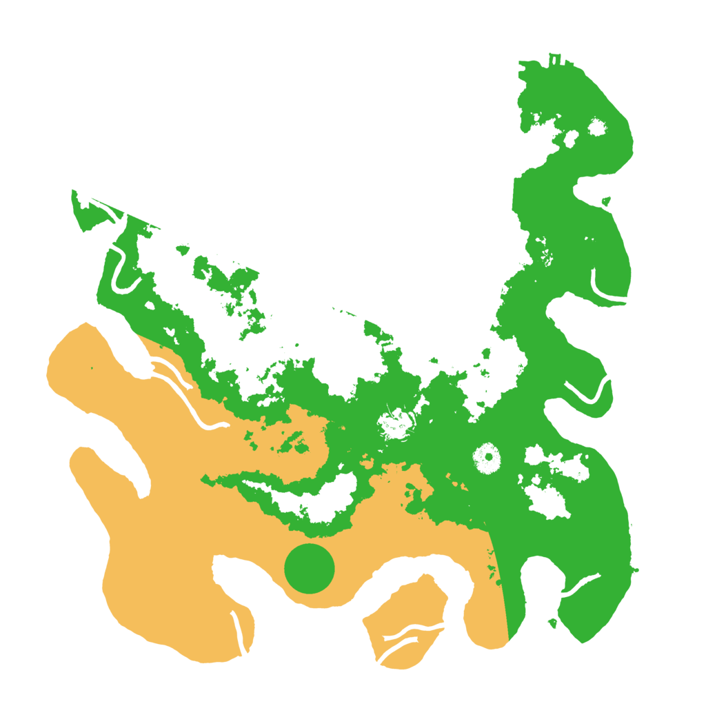 Biome Rust Map: Procedural Map, Size: 3700, Seed: 712672416